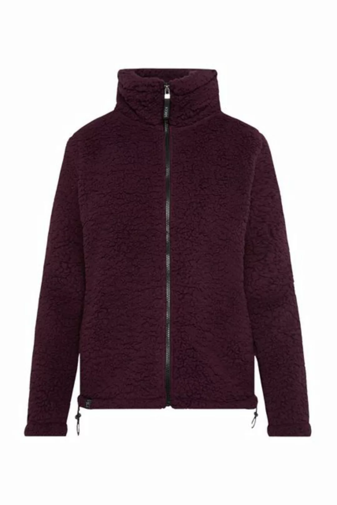 SOCCX Sweatjacke mit verstellbarem Gummizug im Saum günstig online kaufen