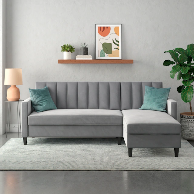 Dorel Home Ecksofa Celine, L-Form, mit Bett-Funktion und Stauraum. Recamier günstig online kaufen