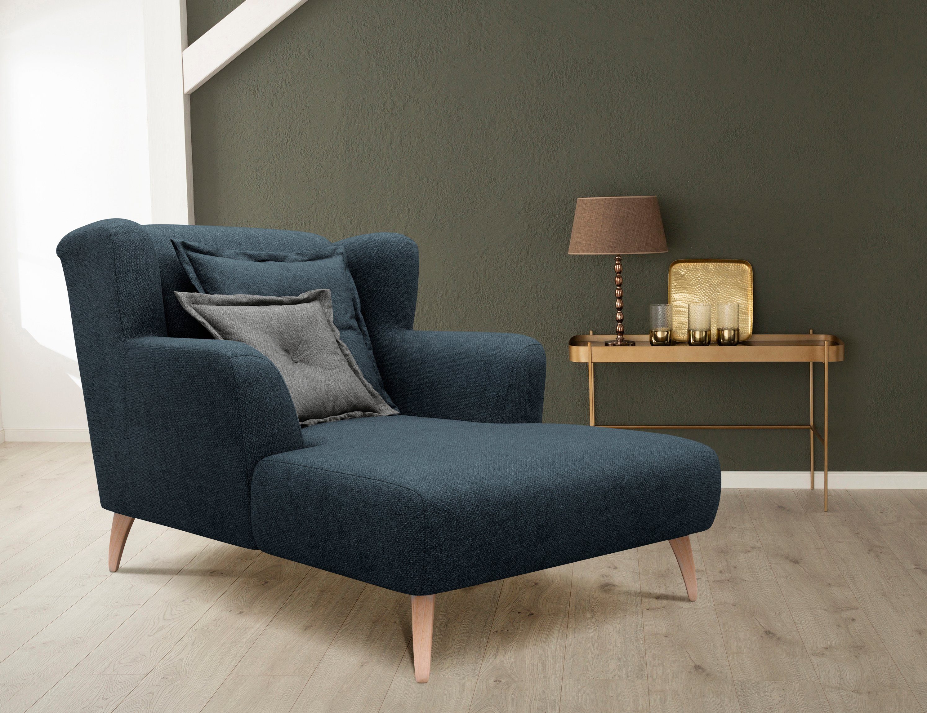 Home affaire Loveseat "Baggio Kuschel Mega Lounge Big Sessel" günstig online kaufen