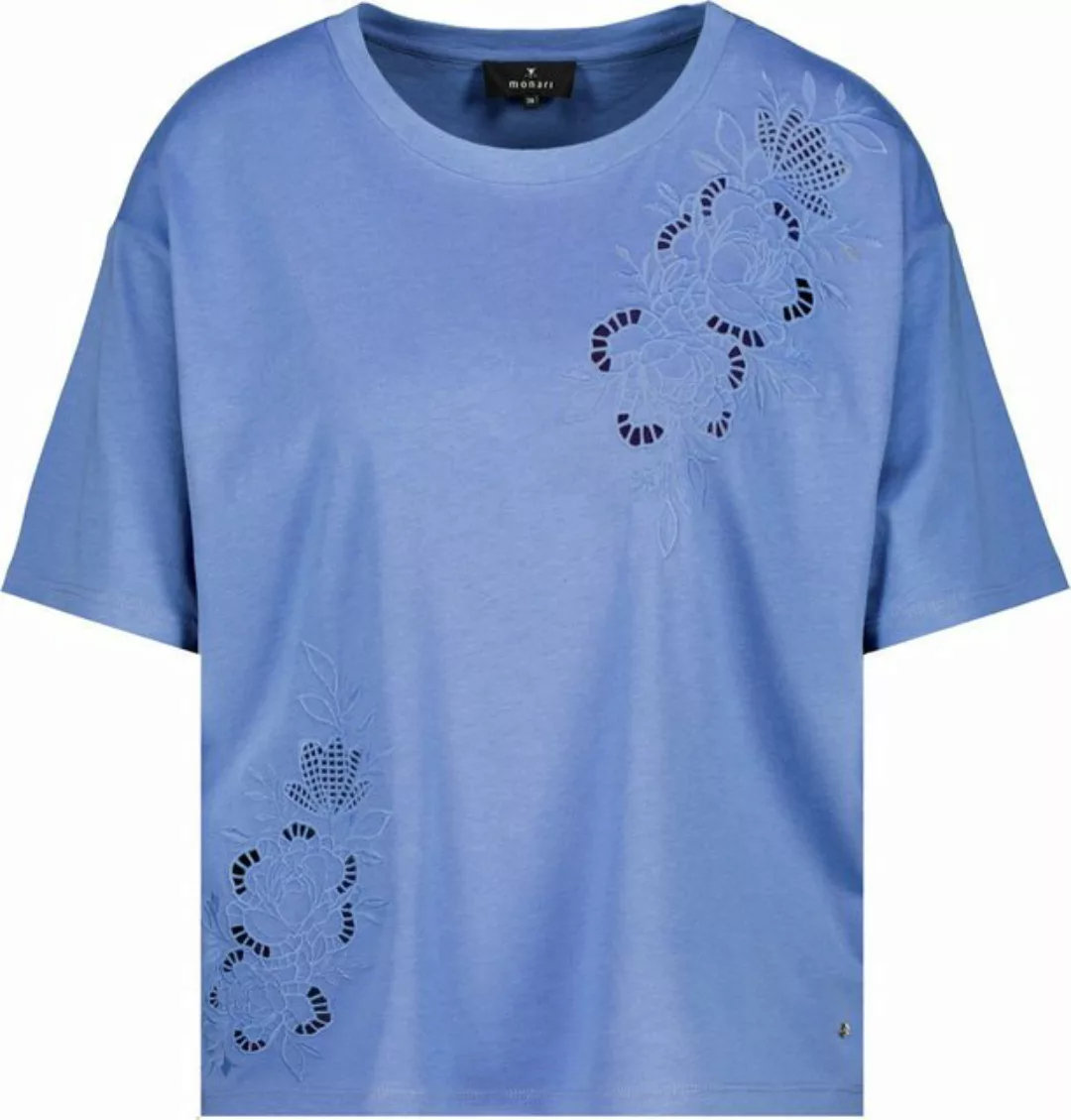 Monari Kurzarmshirt 408620 denim blue günstig online kaufen