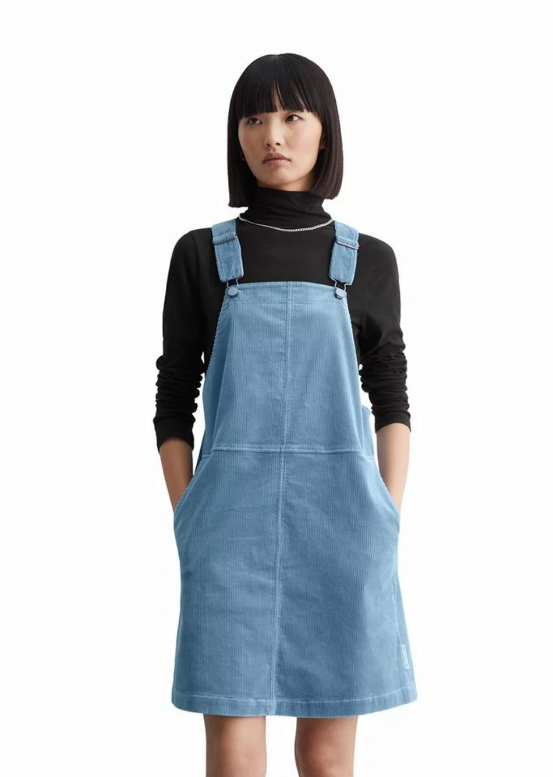 Marc O'Polo DENIM Minikleid aus elastischem Organic Cotton-Mix günstig online kaufen