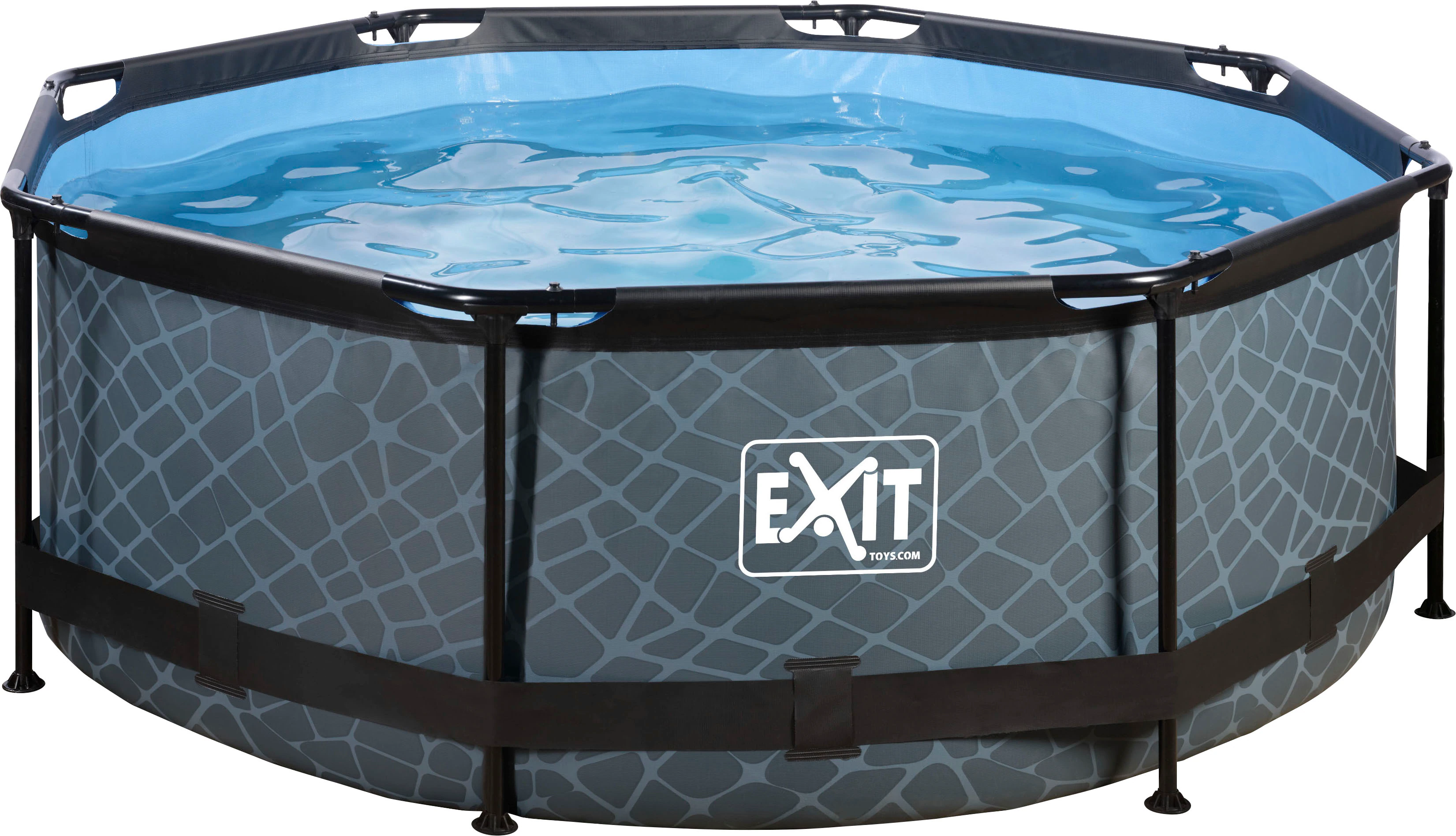 EXIT Framepool "Stone", ØxH: 244x76cm, mit Kartuschenfilter günstig online kaufen