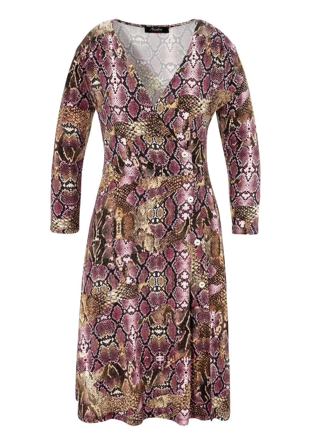 Aniston CASUAL Jerseykleid, mit extravagantem, farbenfrohen Schlangen-Print günstig online kaufen
