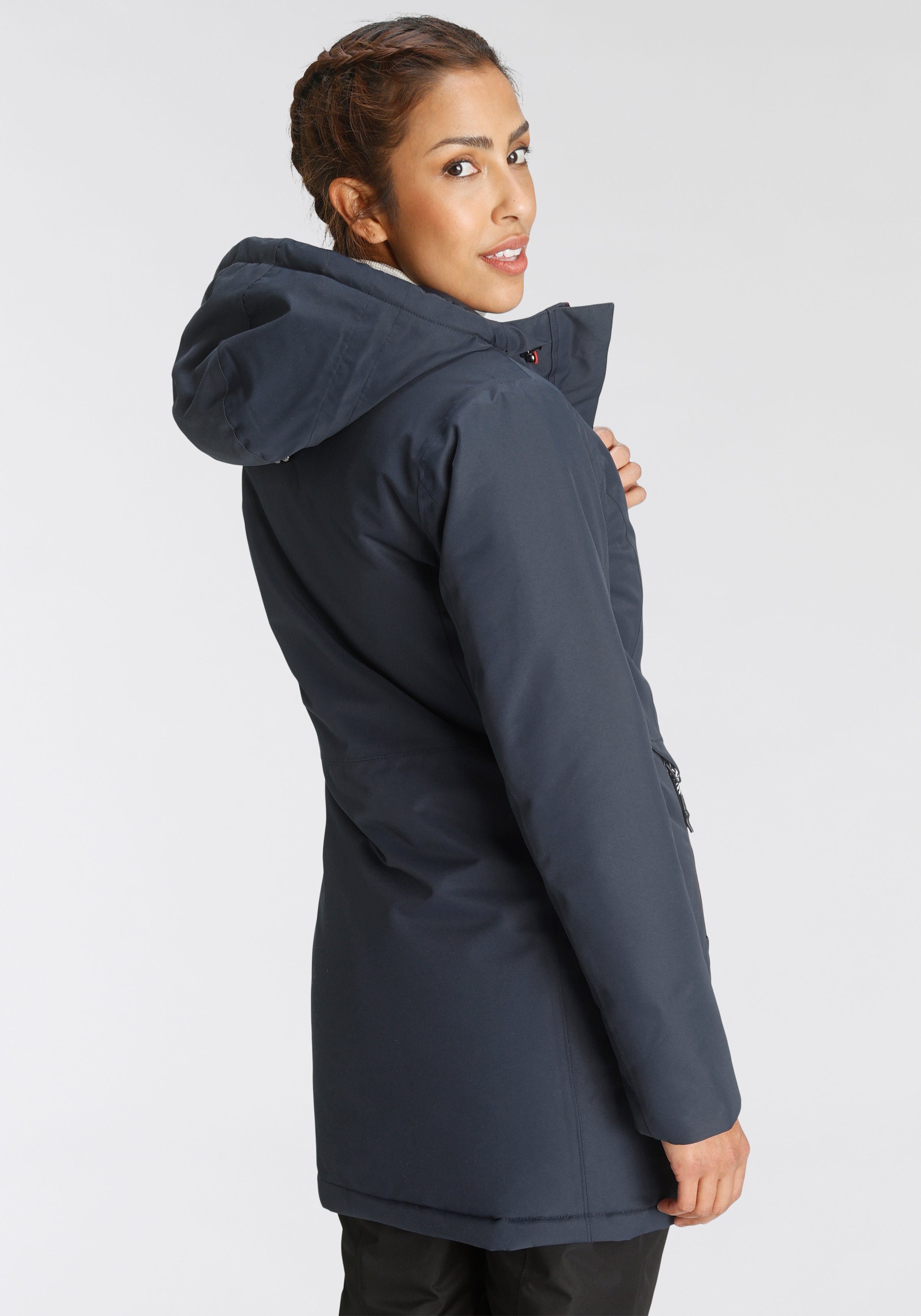 Polarino Funktionsparka aus Hardshell Material mit günstig online kaufen