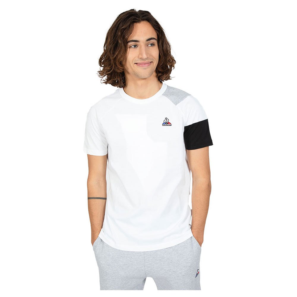 Le Coq Sportif Bat N°1 Kurzärmeliges T-shirt M New Optical White / Grey Chi günstig online kaufen