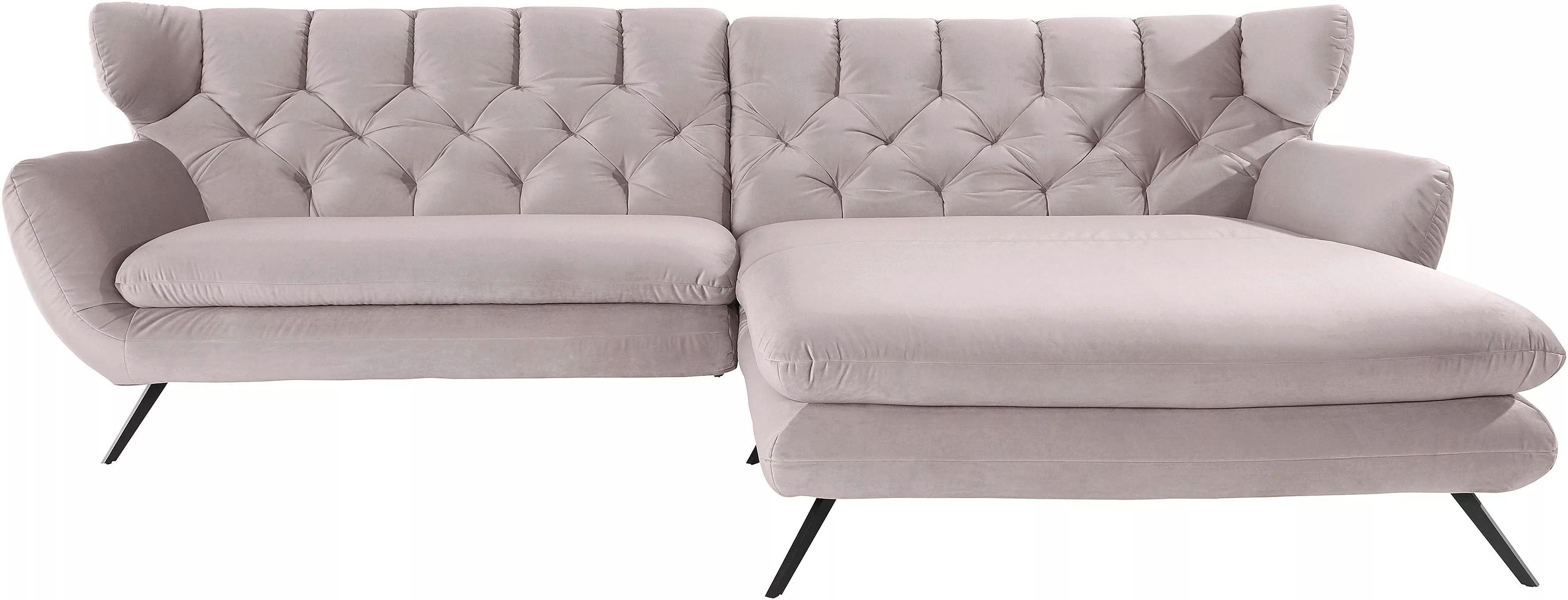 3C Candy Ecksofa "Beatrice Designsofa in moderner Retrooptik, bequem und ex günstig online kaufen