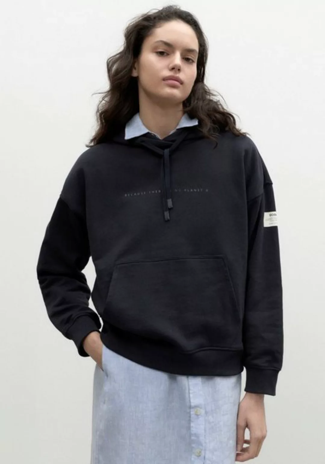 ECOALF Sweater STORM mit großem Statement-Print hinten günstig online kaufen