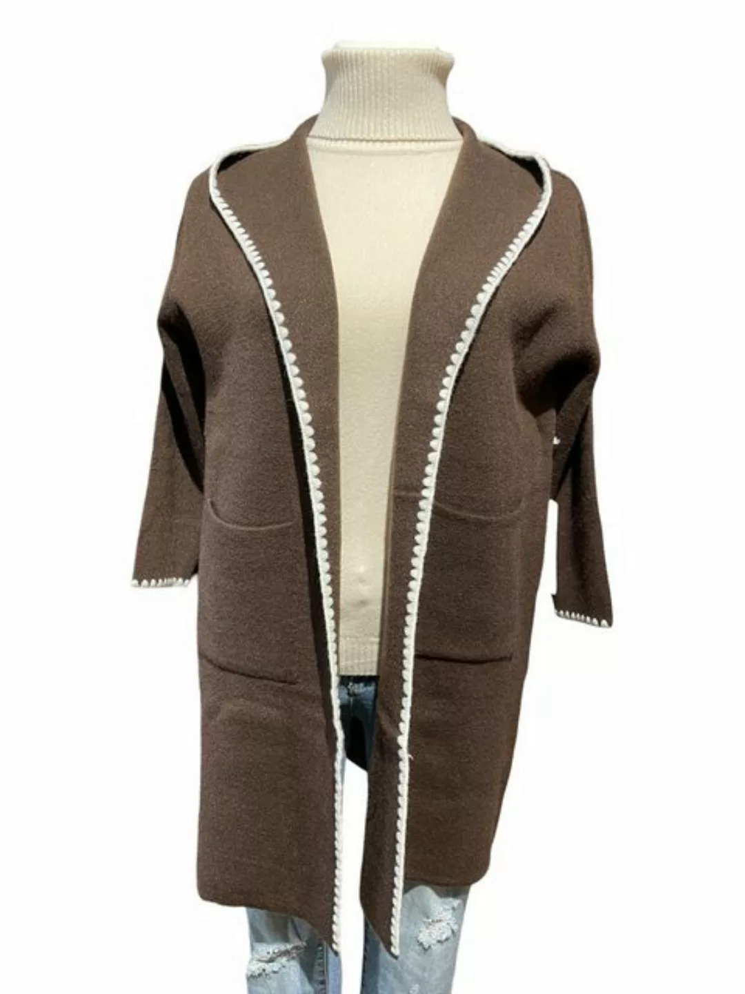 Fashion and Sports Strickjacke FaS612 Cardigan abgesetzt günstig online kaufen