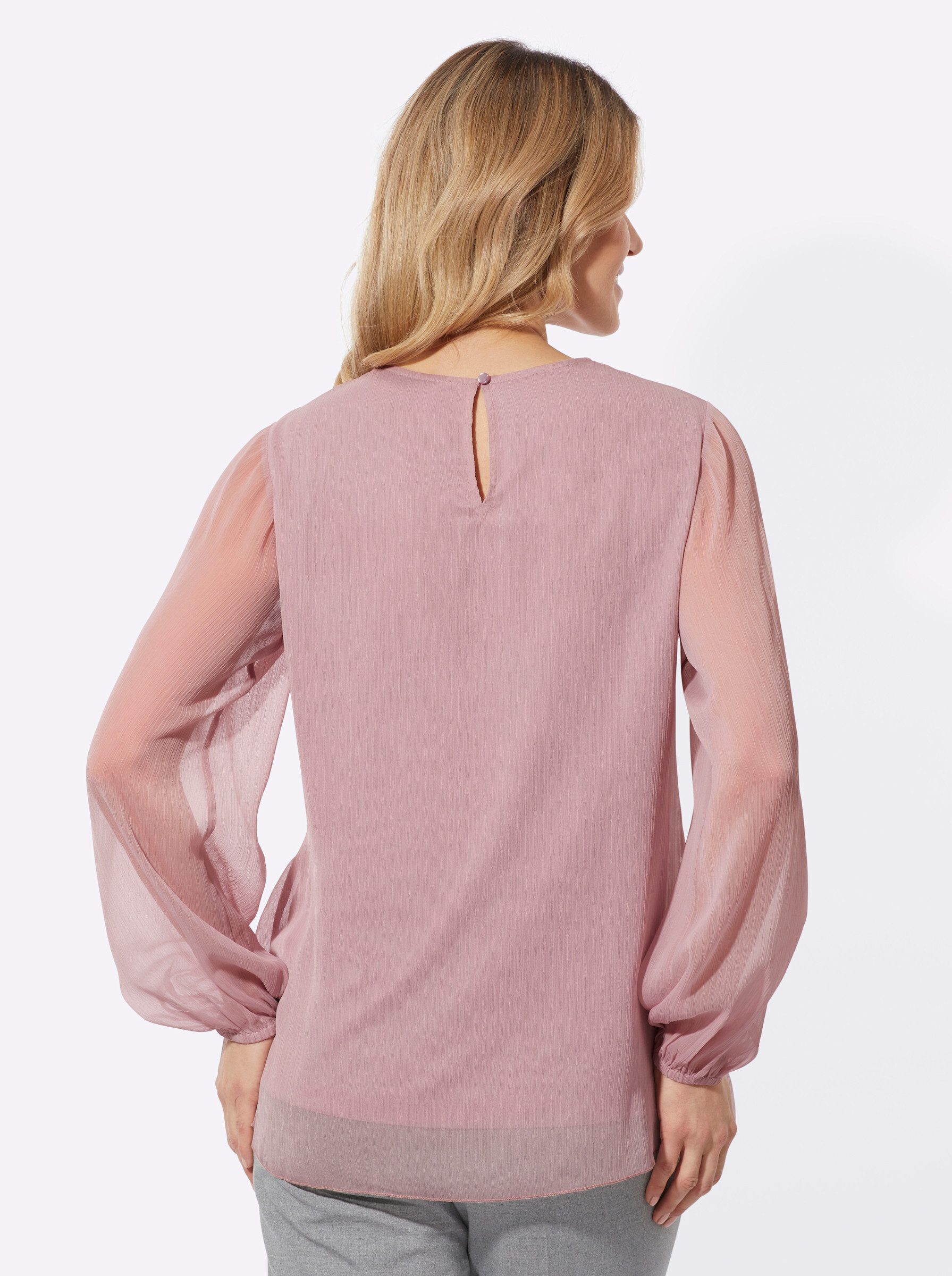 Sieh an! Klassische Bluse Spitzenbluse günstig online kaufen