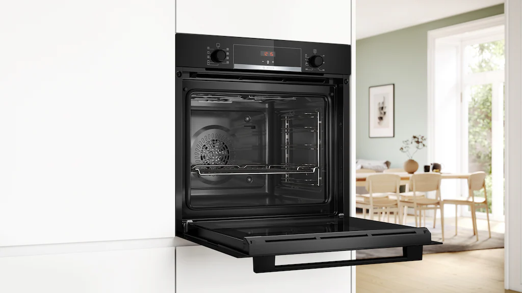 BOSCH Einbaubackofen Serie 4 »HBA514BB3«, mit Teleskopauszug nachrüstbar, H günstig online kaufen