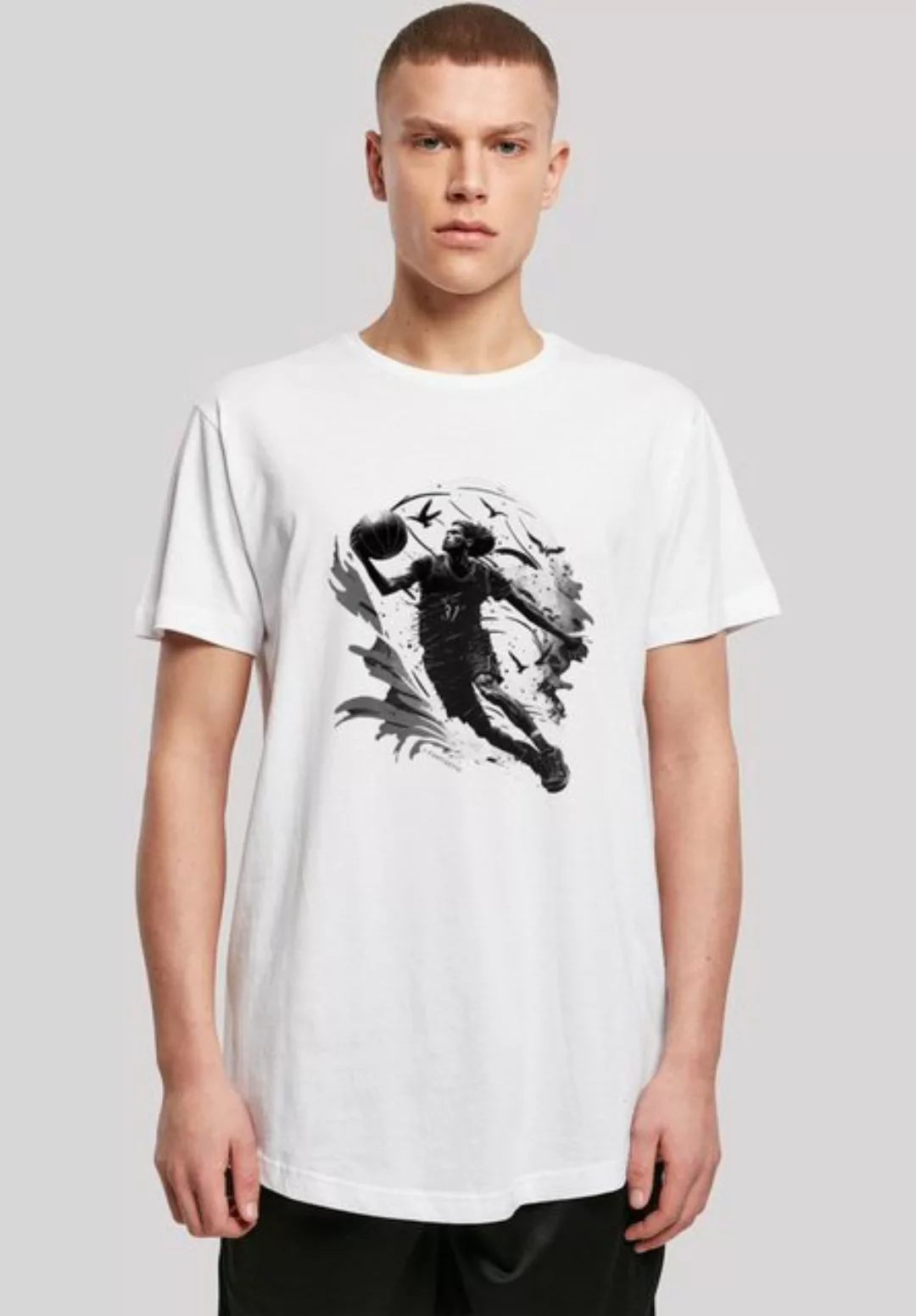F4NT4STIC T-Shirt Basketball Spieler Print günstig online kaufen