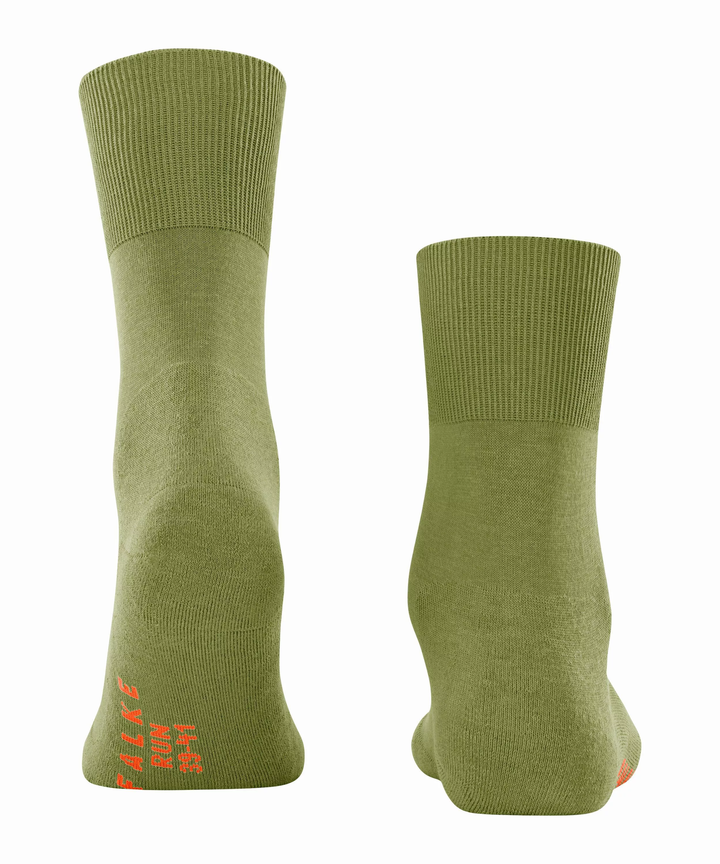 FALKE Run Socken, 44-45, Grün, Uni, Baumwolle, 16605-725804 günstig online kaufen