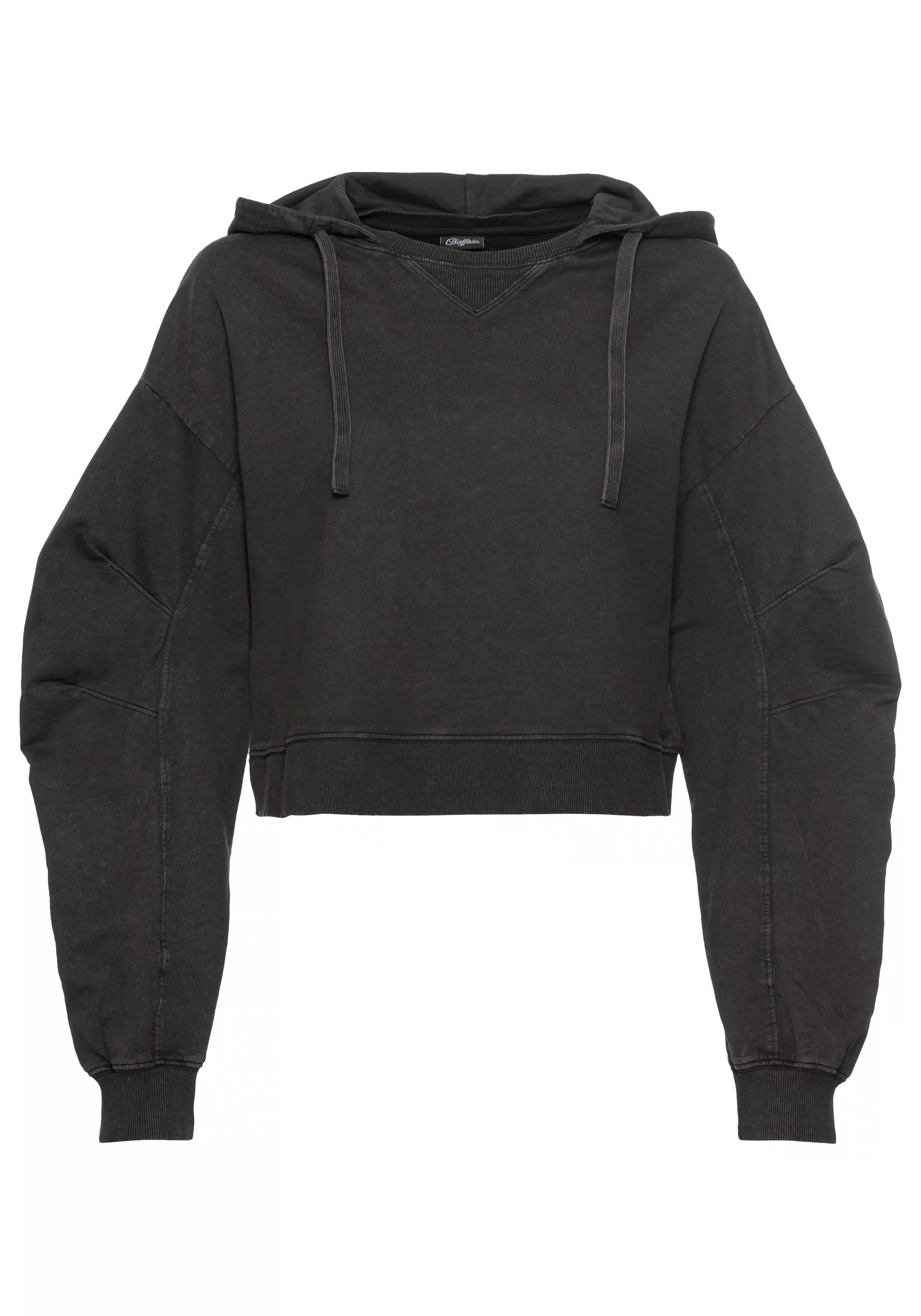 Buffalo Hoodie, (1 tlg.), Kapuzenpullover im Used-Look, Loungewear günstig online kaufen