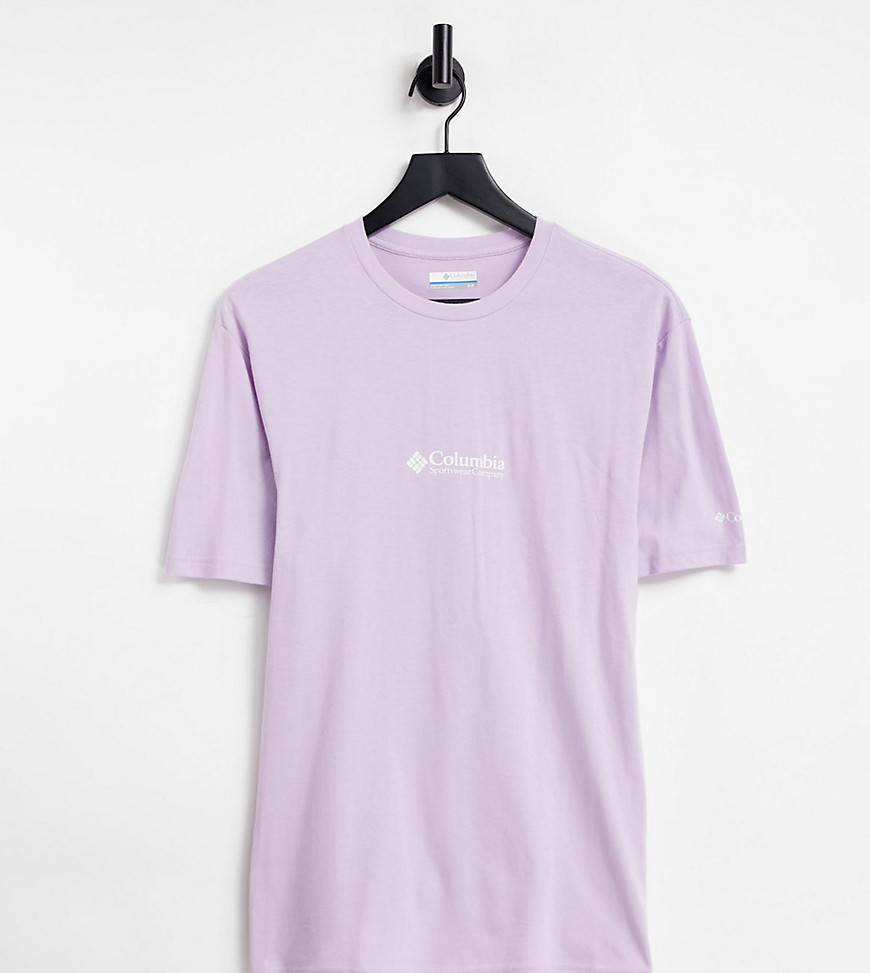 Columbia – CSC – T-Shirt in Flieder mit Logo, exklusiv bei ASOS-Rosa günstig online kaufen