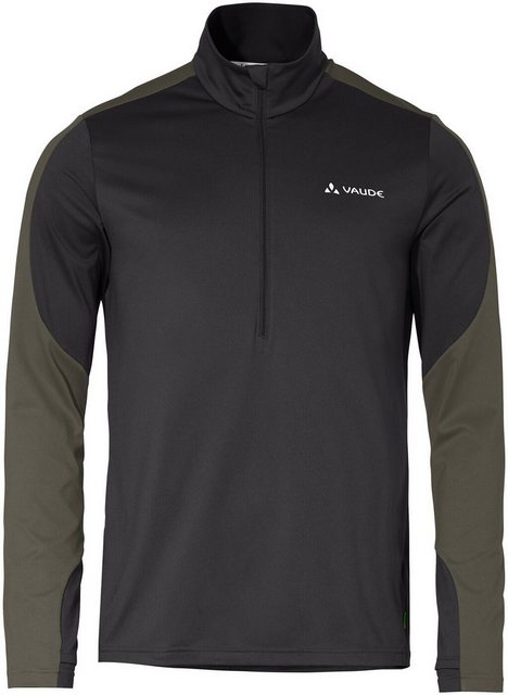 VAUDE Rollkragenpullover Me Livigno Halfzip II BLACK/KHAKI günstig online kaufen