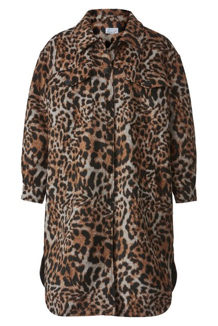 Angel of Style Sommerjacke Hemdmantel oversized Leo-Print Hemdkragen Langar günstig online kaufen