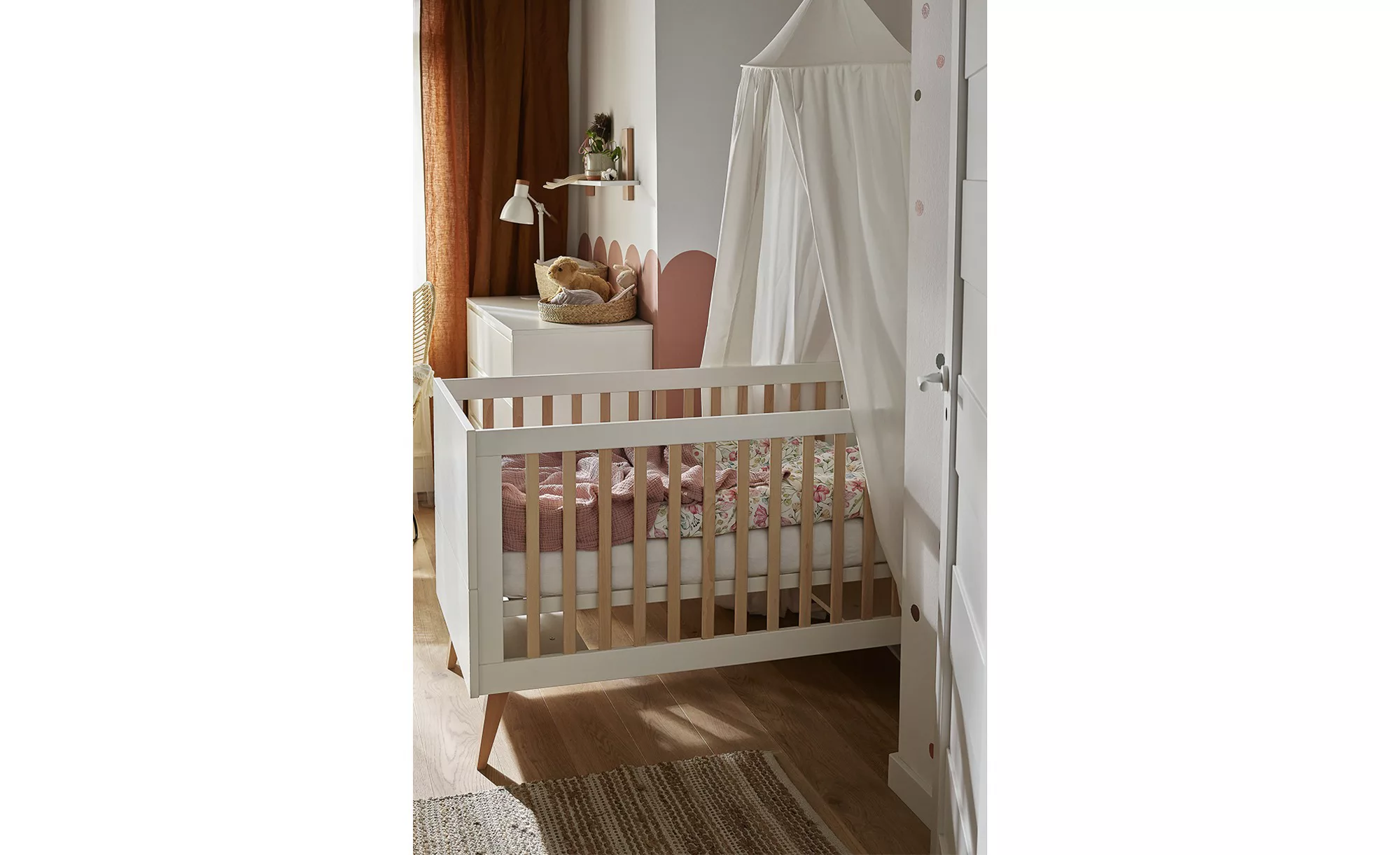 Kinderbett  Swing ¦ weiß ¦ Maße (cm): B: 76 H: 89,5 Baby > Babymöbel > Baby günstig online kaufen