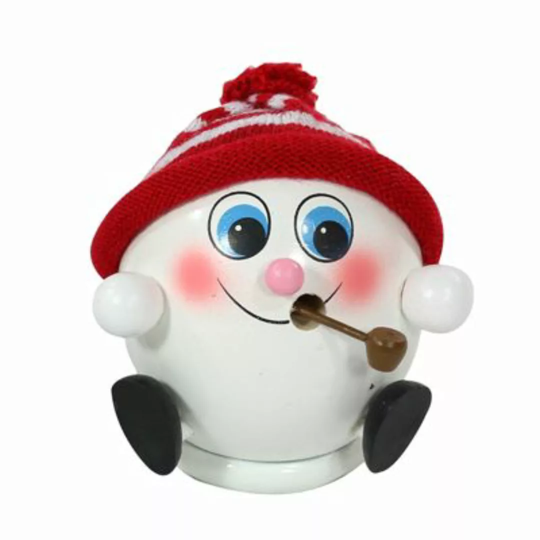 Sigro Räucherfigur Schneeball 7,5 x 8,5 x 10 cm rot/weiß günstig online kaufen