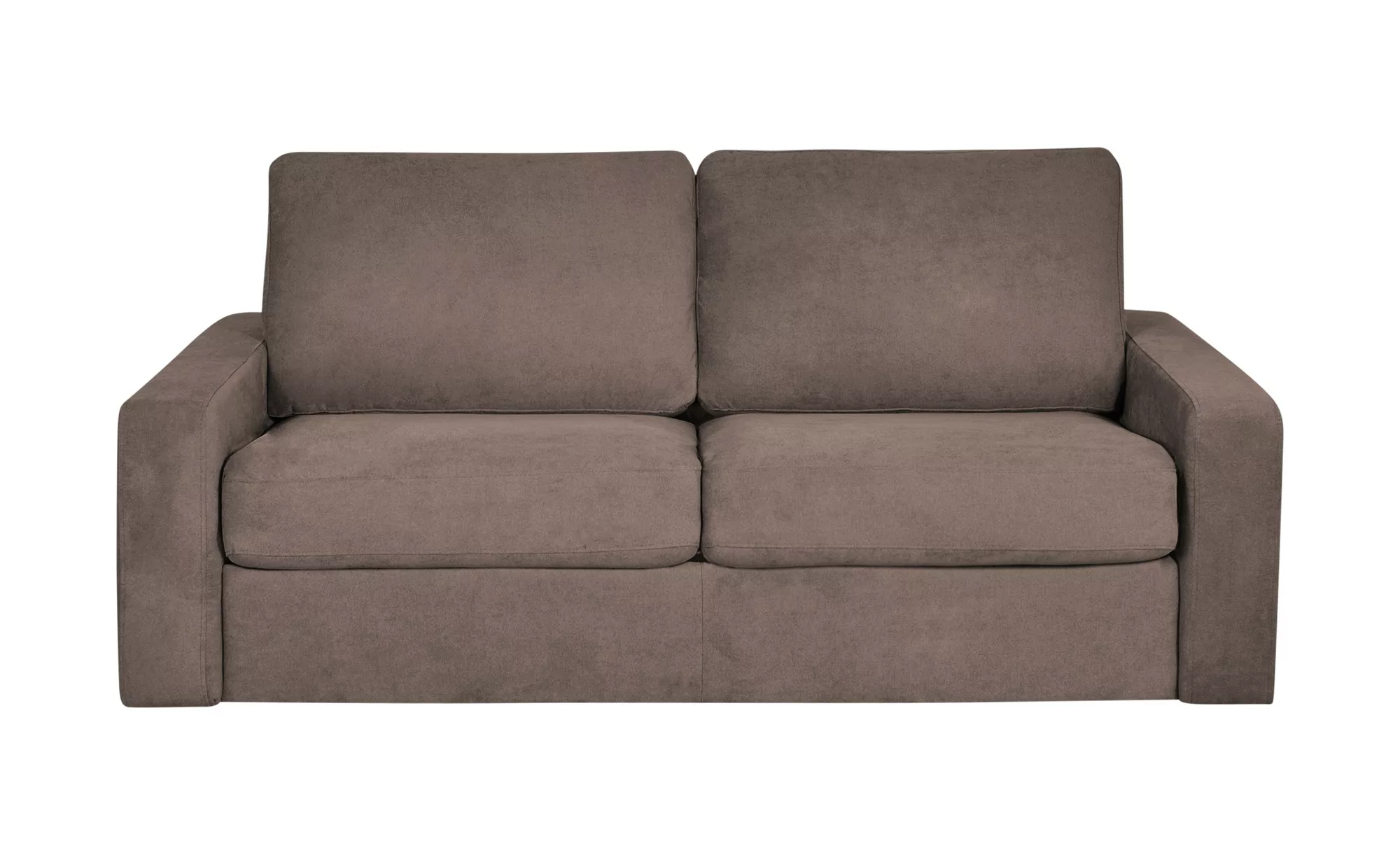 Sofa - braun - 195 cm - 90 cm - 100 cm - Polstermöbel > Sofas > 3-Sitzer - günstig online kaufen