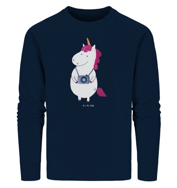 Mr. & Mrs. Panda Longpullover Größe XL Einhorn Fotograf - French Navy - Ges günstig online kaufen