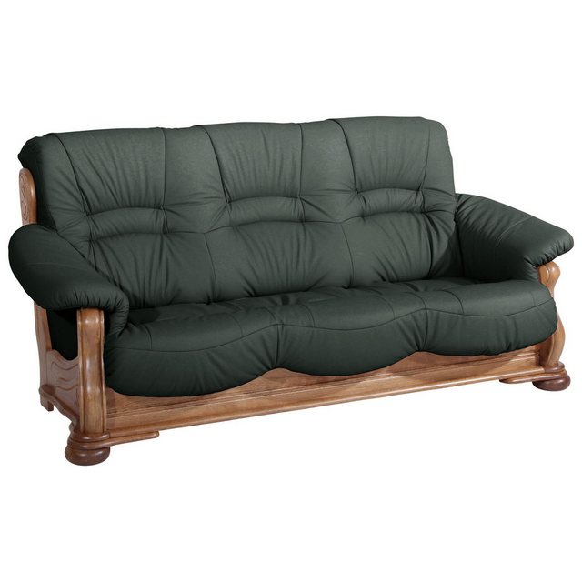 58 aufm Kessel Sofa 3-Sitzer Katlin Bezug Echtleder Eiche rustikal P43 / du günstig online kaufen