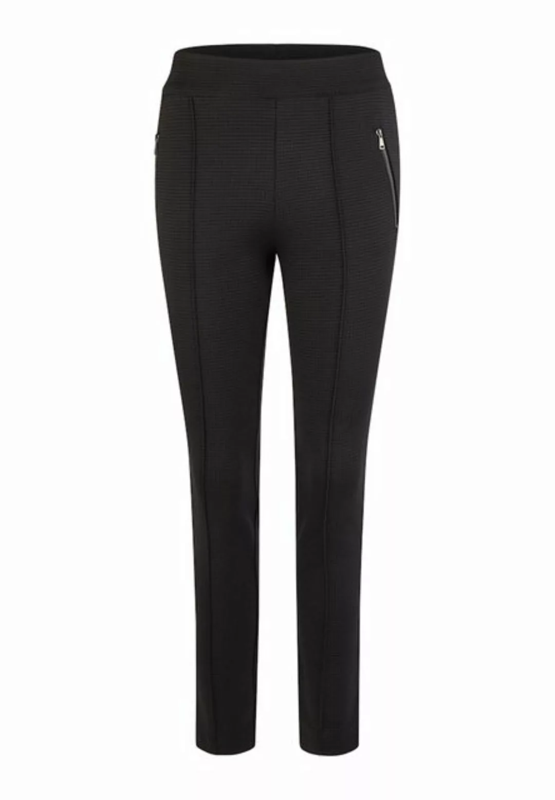 MARC AUREL 2-in-1-Hose Leggings mit tonigem Mini-Hahnentritt black varied günstig online kaufen