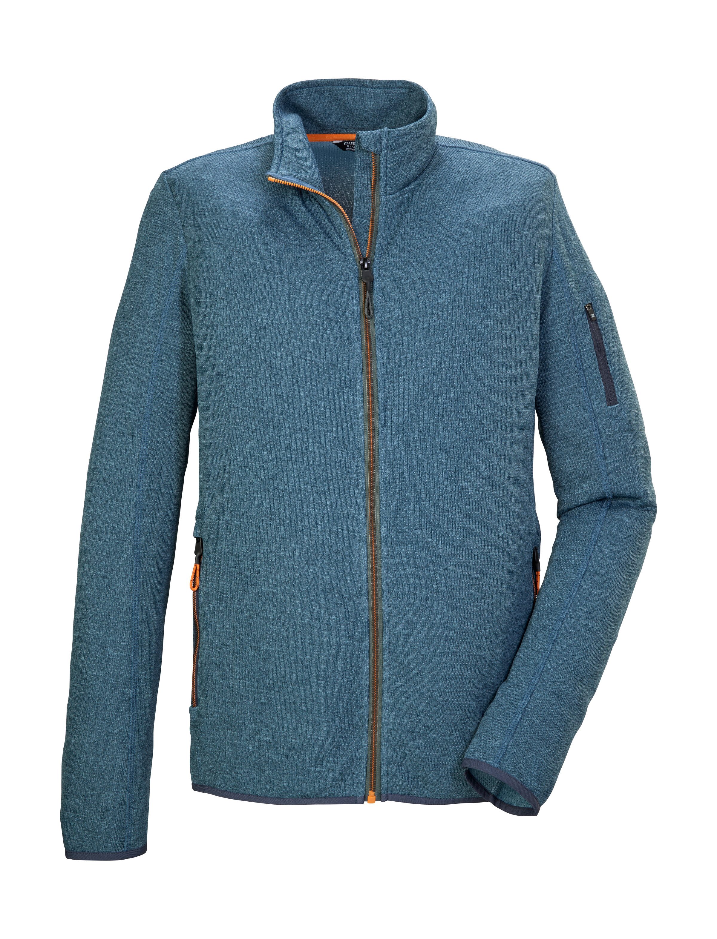 Killtec Strickjacke "KOS 91 MN FLX JCKT", Melange-Optik, Kinnschutz, versch günstig online kaufen