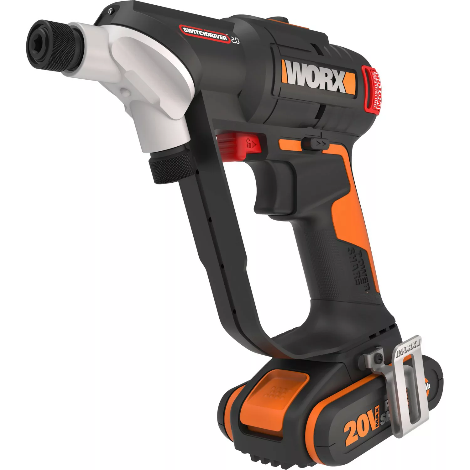 Worx 20 V Akku-Bohrschrauber WX177 inkl. 2 Ah Akku mit Koffer günstig online kaufen