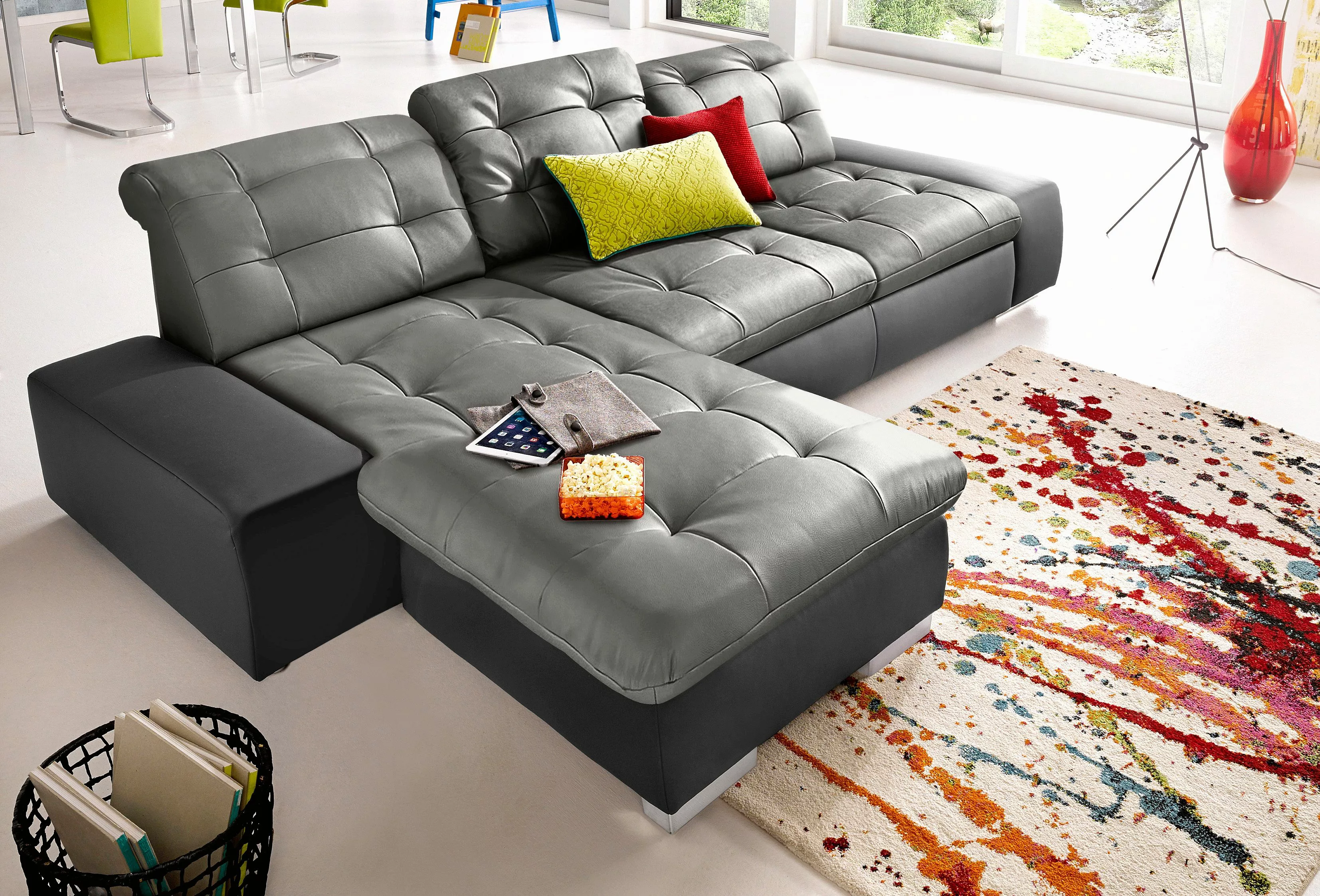sit&more Ecksofa "Palomino L-Form", wahlweise XL oder XXL und mit Bettfunkt günstig online kaufen
