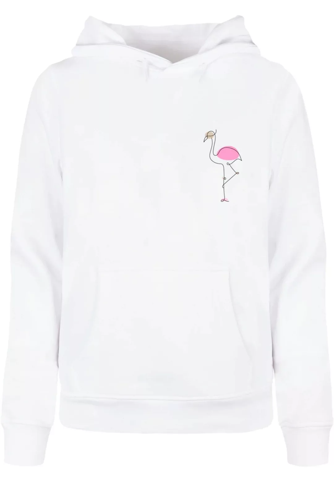 Merchcode Kapuzenpullover "Merchcode Damen Ladies Flamingo Basic Hoody" günstig online kaufen