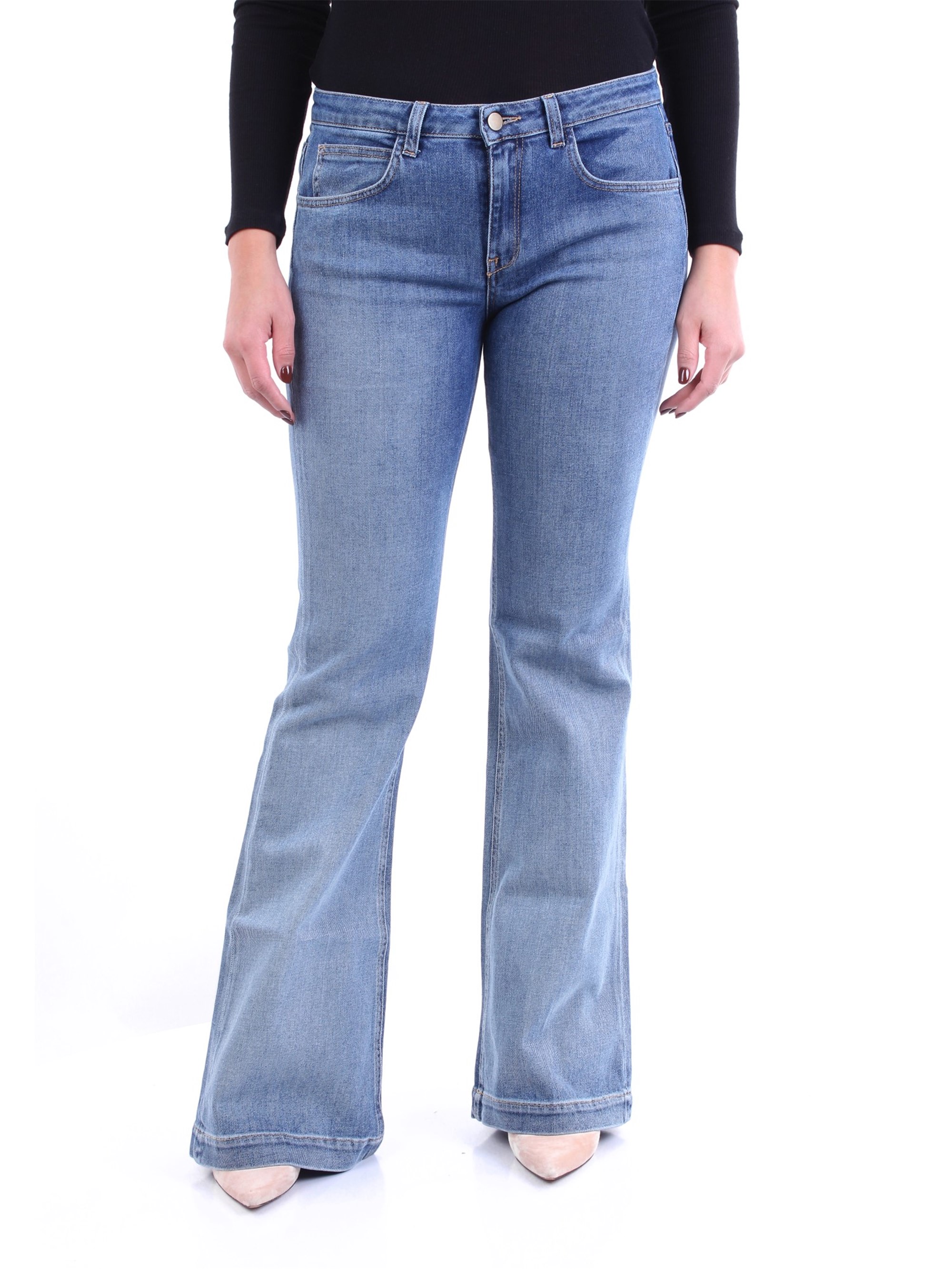 L'AUTRECHOSE Breiter Boden Damen Blue Jeans günstig online kaufen