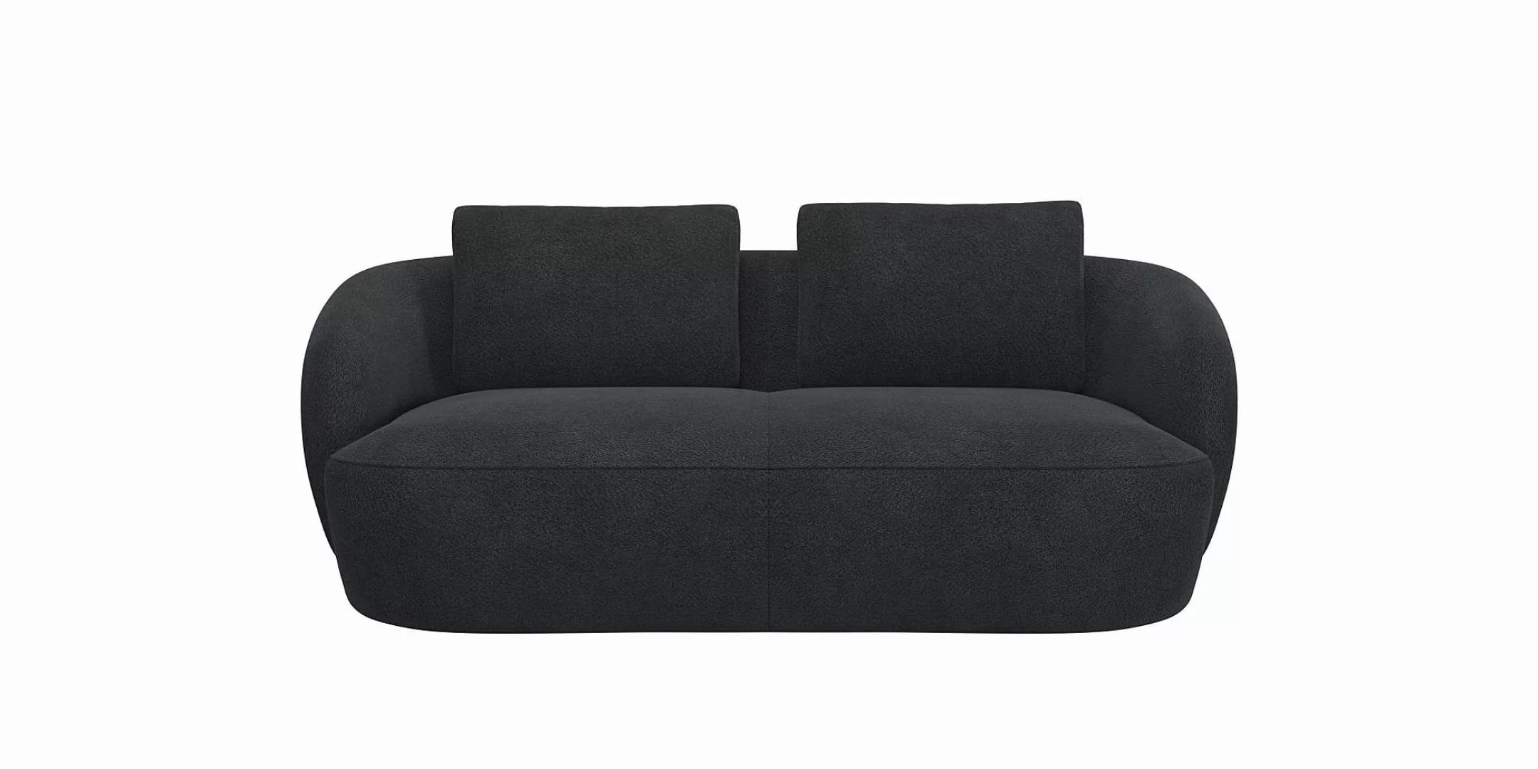 FLEXLUX 2,5-Sitzer »Torino, rund, Couch, Loveseat,«, Modernes, organisches günstig online kaufen