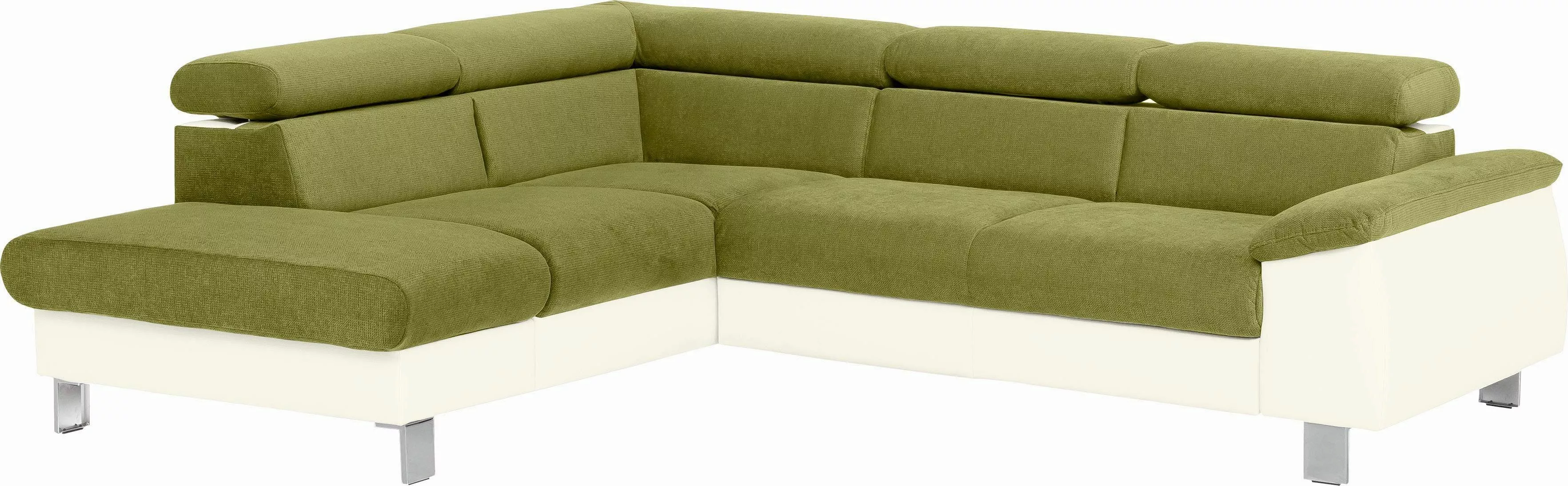 COTTA Ecksofa "Komaris L-Form mit Kopfteilverstellung", wahlweise mit Bettf günstig online kaufen