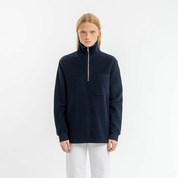 Half-zip Sweatshirt Aus Bio-baumwolle günstig online kaufen