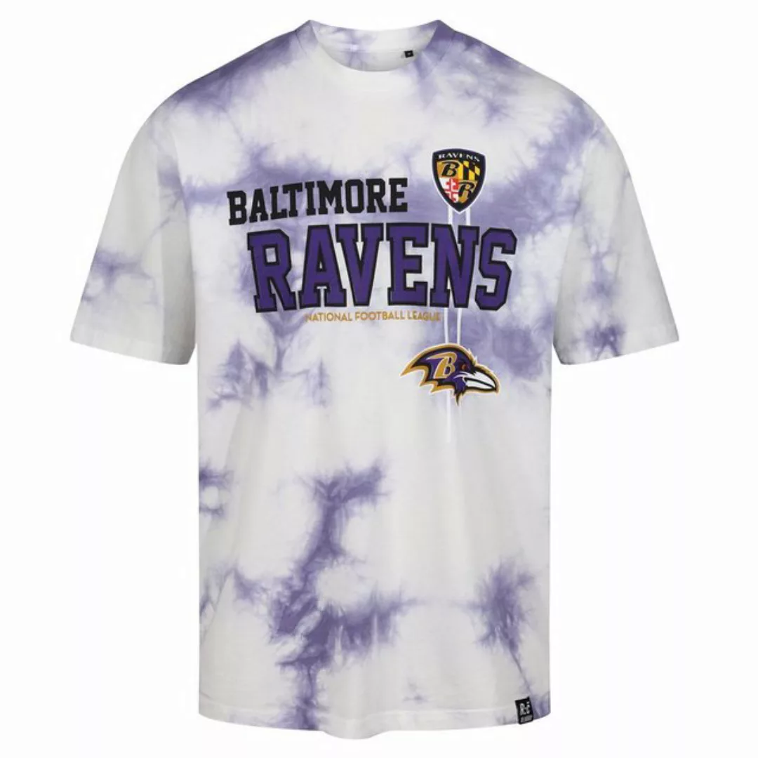 Recovered Print-Shirt Baltimore Ravens - NFL - Tie-Dye Relaxed T-Shirt, Bad günstig online kaufen