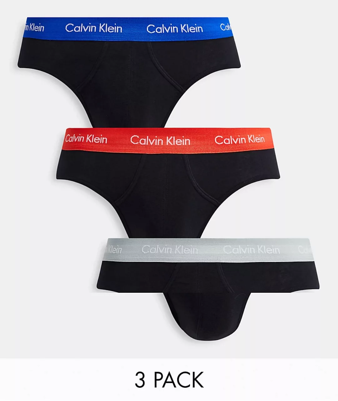 Calvin Klein Underwear Hip Unterhose 3 Paare XL B- Royalty / Grey Heather / günstig online kaufen
