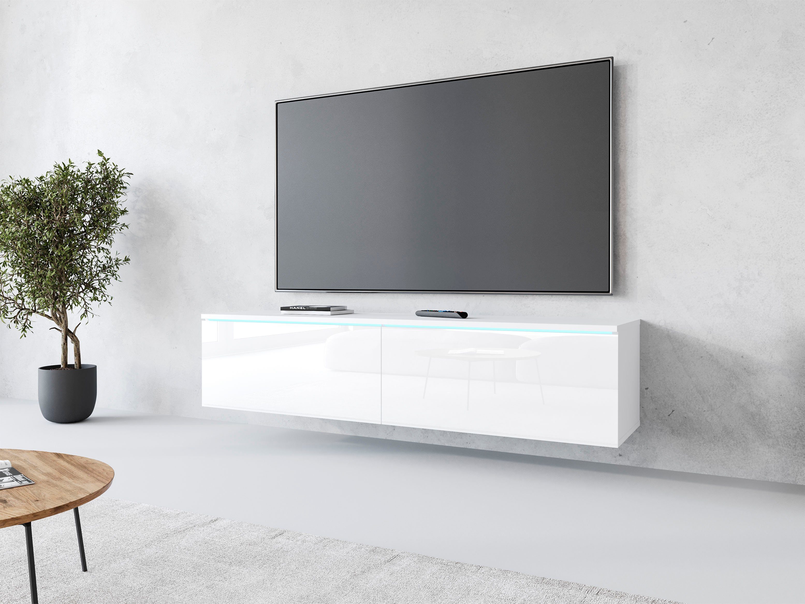 INOSIGN Lowboard "LOWBOARD D, wahlweise mit oder ohne Beleuchtung", moderne günstig online kaufen