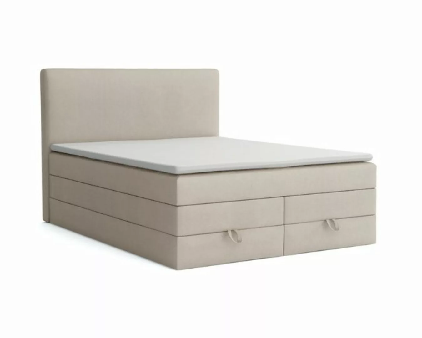 Deine Möbel 24 Boxspringbett Polsterbett Komplettbett Hotelbett BASIC DUO ( günstig online kaufen