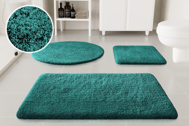 my home Badematte »Kaarin«, rutschhemmend beschichtet, schnell trocknend, B günstig online kaufen