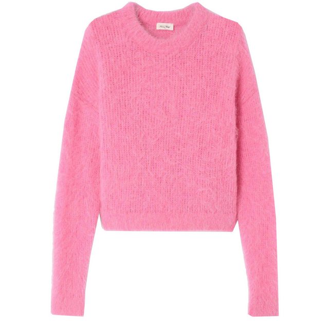 American Vintage Strickpullover Pullover BYMI mit Alpaka in Pink günstig online kaufen