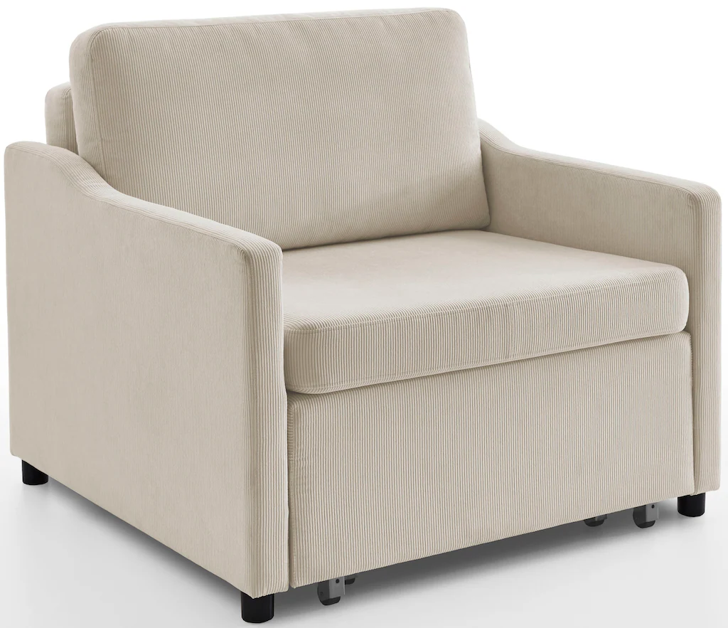 ATLANTIC home collection XXL-Sessel "Anella", mit Cord-Bezug, mit Schlaffun günstig online kaufen