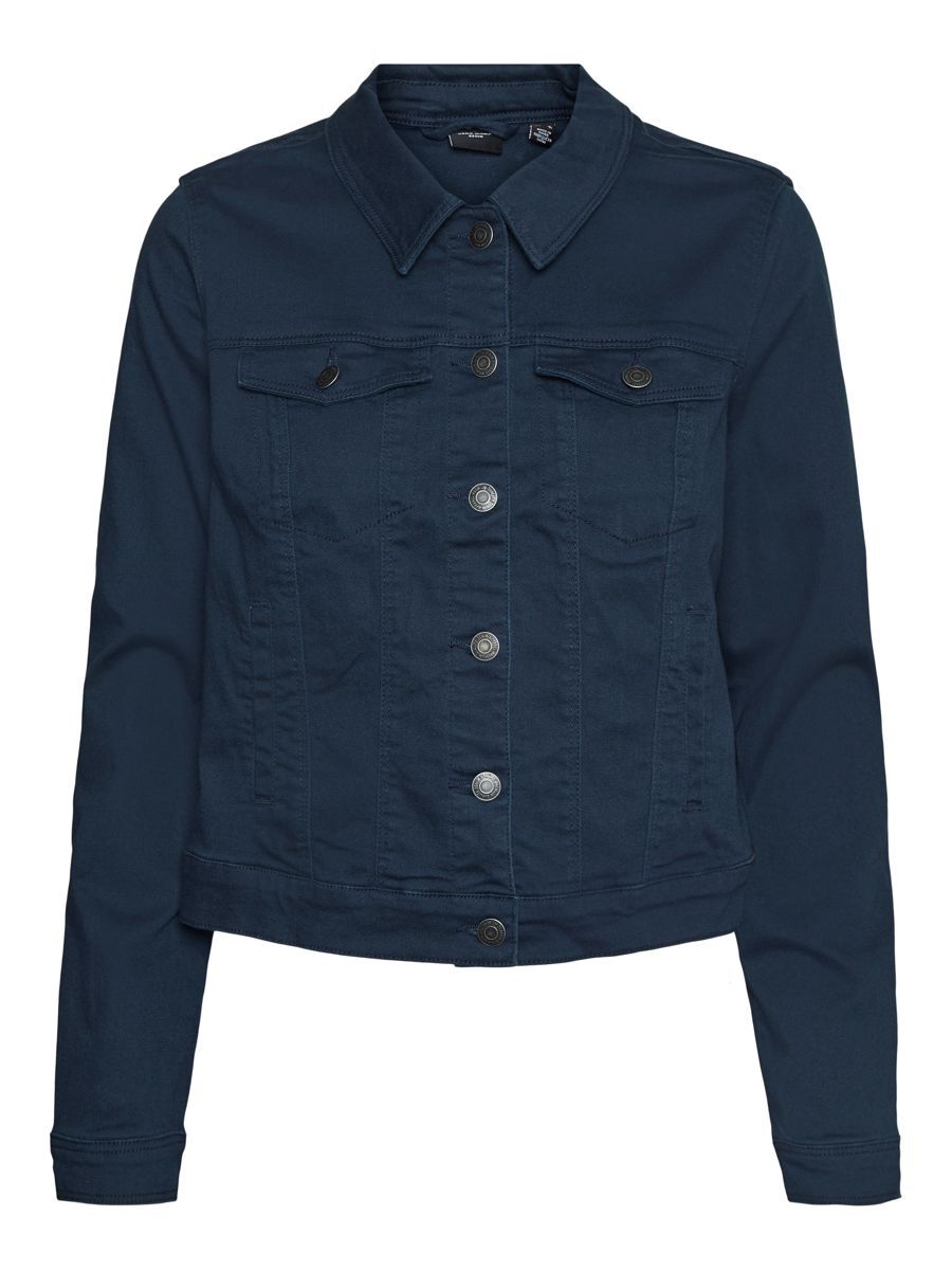 VERO MODA Kurze Jeans Jacke Damen Blau günstig online kaufen