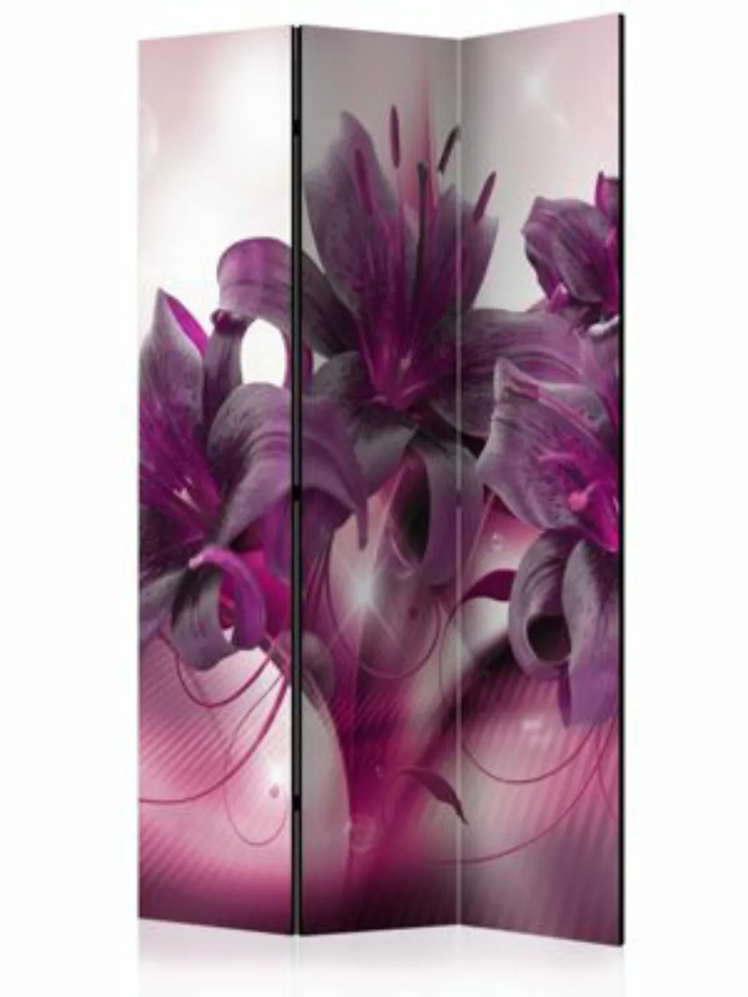 artgeist Paravent The Purple Flame [Room Dividers] mehrfarbig Gr. 135 x 172 günstig online kaufen