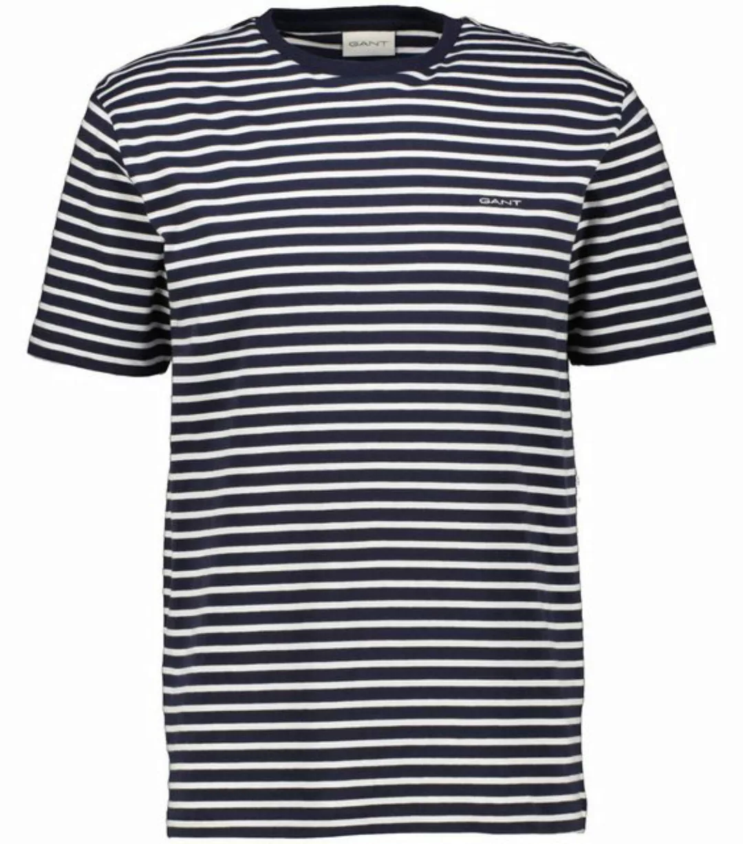 Gant T-Shirt STRIPED T-SHIRT, EVENING BLUE günstig online kaufen