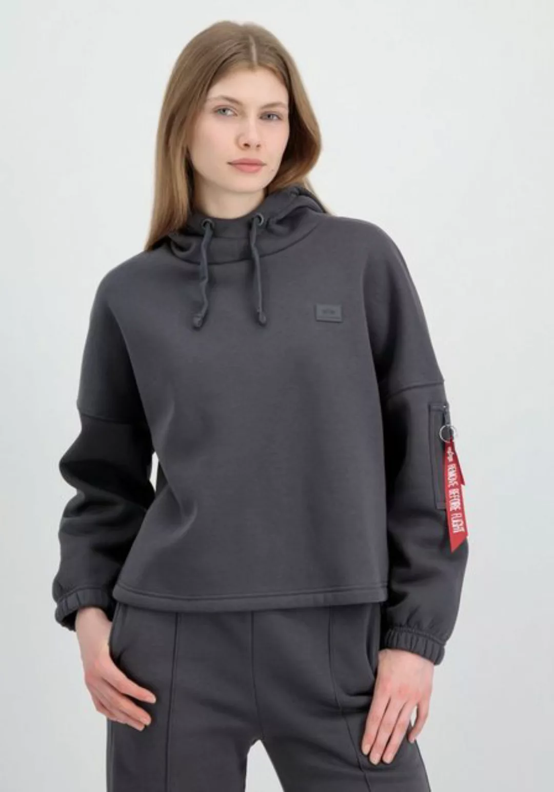 Alpha Industries Hoodie Alpha Industries Women - Hoodies X-Fit Label OS Hoo günstig online kaufen