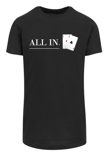 F4NT4STIC T-Shirt Poker All In Karten Print günstig online kaufen