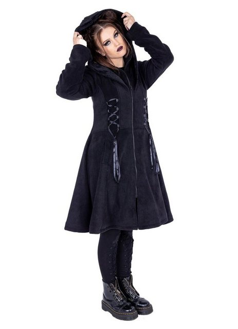 Poizen Industries Wintermantel Celine Coat Gothic Goth Vintage günstig online kaufen