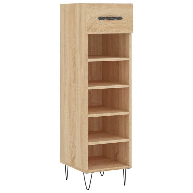 vidaXL Schuhschrank Schuhschrank Sonoma-Eiche 30x35x105 cm Holzwerkstoff (1 günstig online kaufen