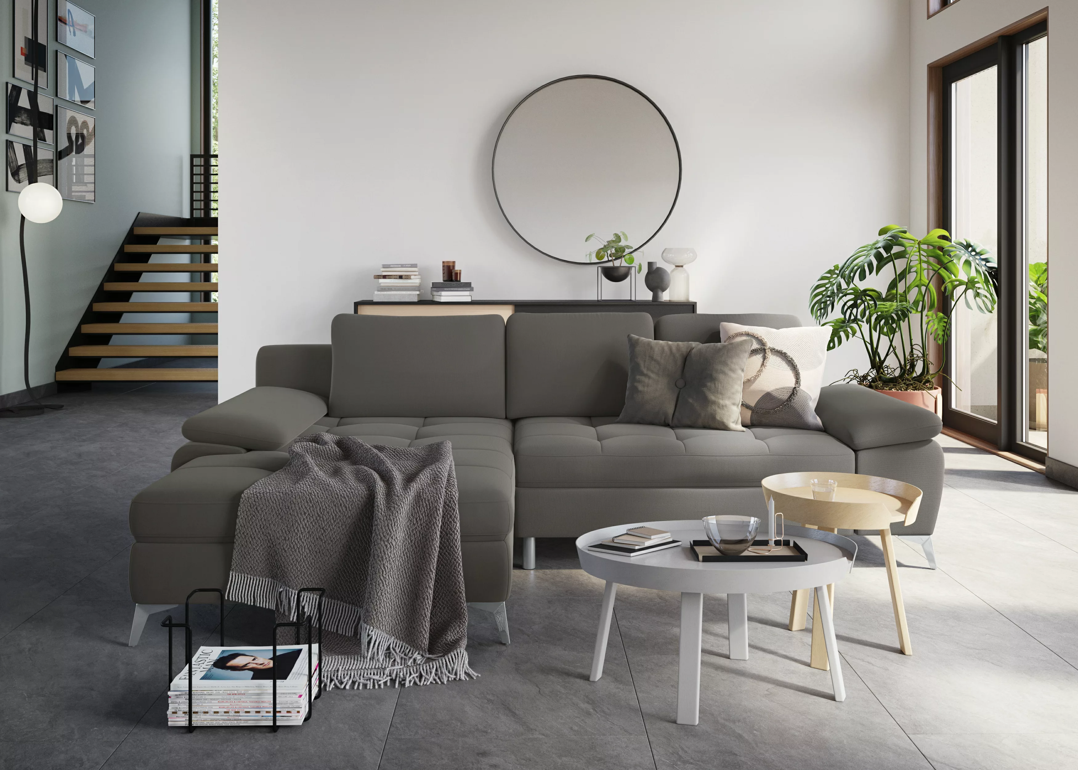 sit&more Ecksofa "Latigo L-Form", mit Recamiere, wahlweise mit Bettfunktion günstig online kaufen