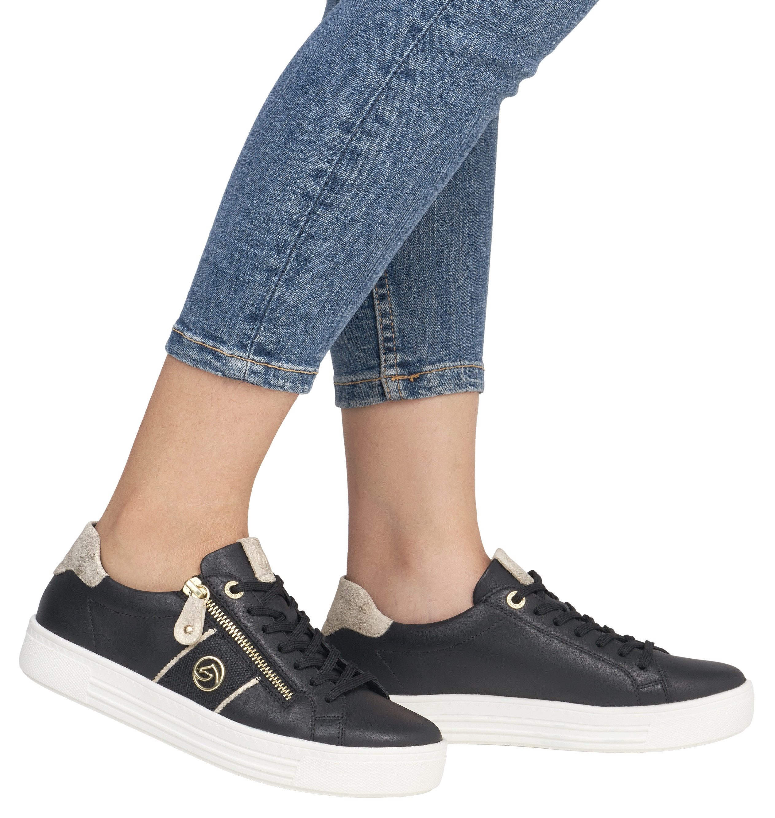 Remonte Plateausneaker, Feizeitschuh, Halbschuh, Schnürer, herausnehmbare S günstig online kaufen
